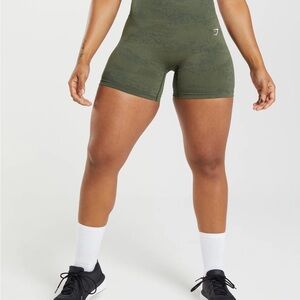 Gymshark Green High-Waisted Bike Shorts Moisture-Wicking
Used good conditions